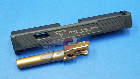Nova TTI Style Aluminum Slide Set for Marui Glock 19 - Click Image to Close